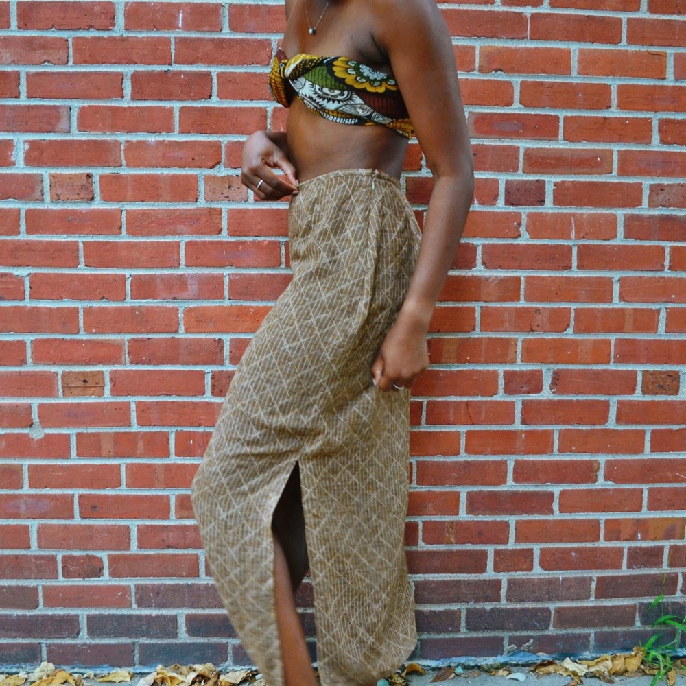 Side slit Maxi Skirt